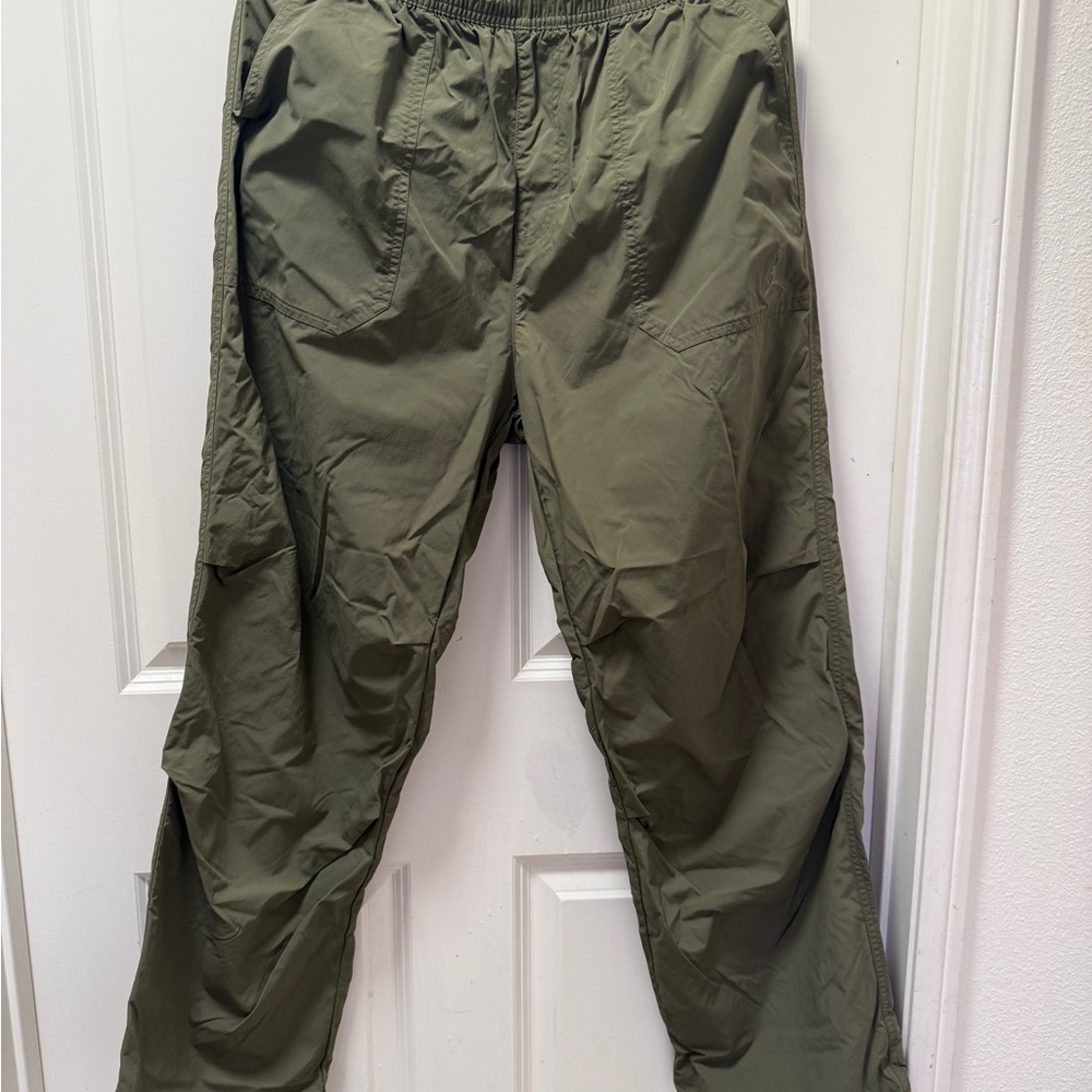 Jordan Men's Olive Cargo Pants - Military Green